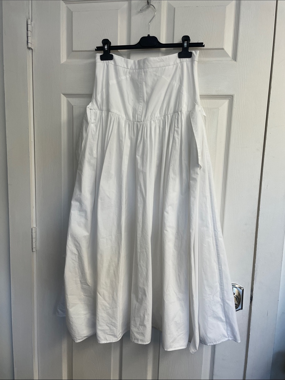 Aleonor Poplin Side Tie Maxi Skirt - Picture 4 of 6